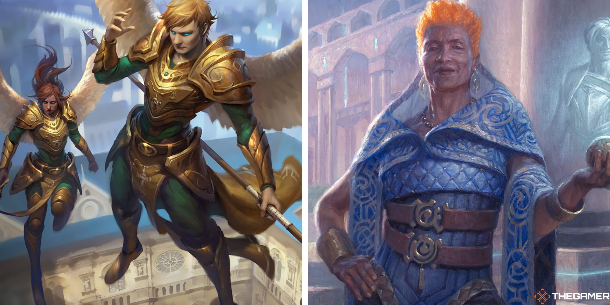 Ангелы и человек в MTG