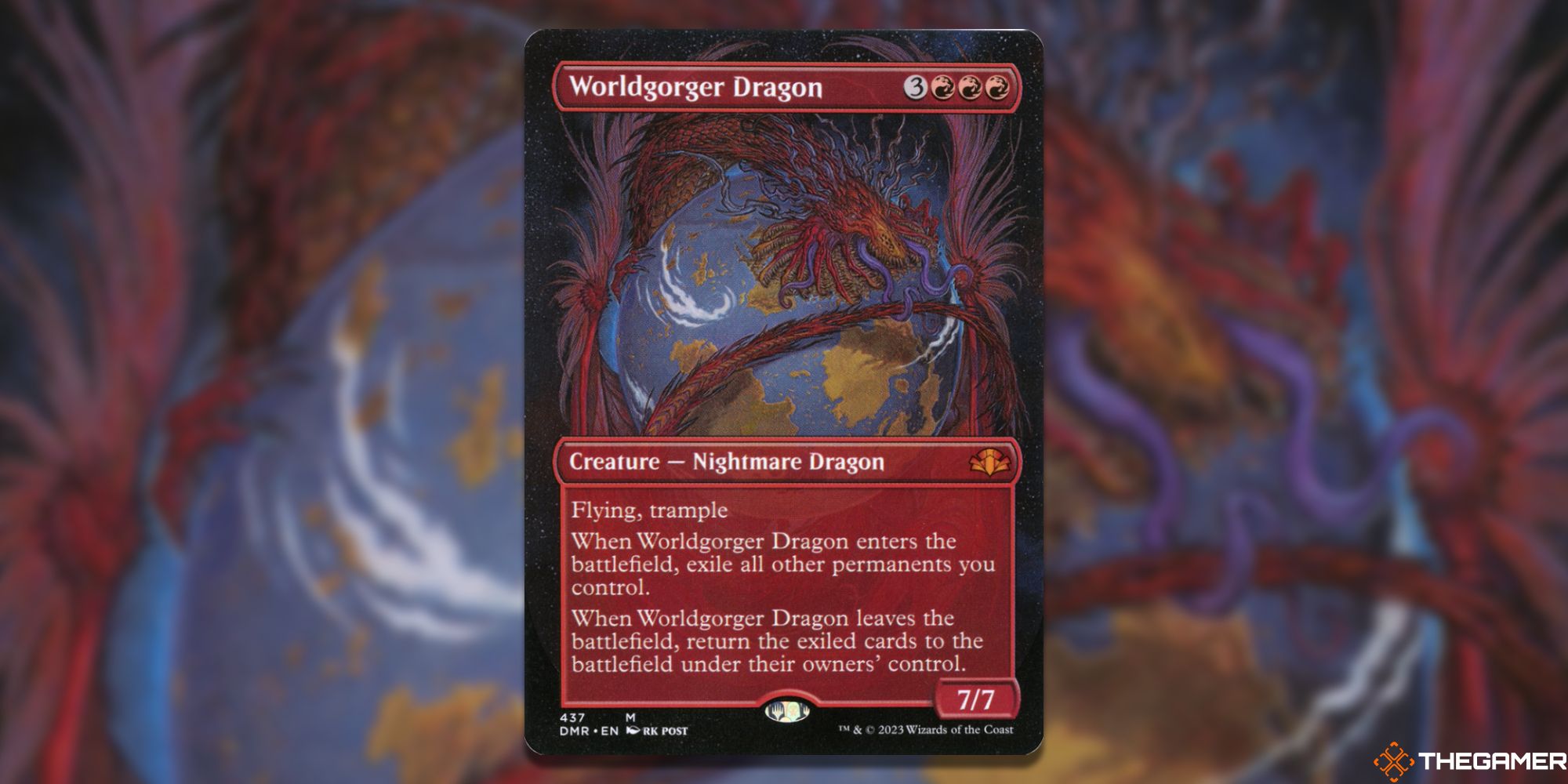 MTG: Worldgorger Dragon card