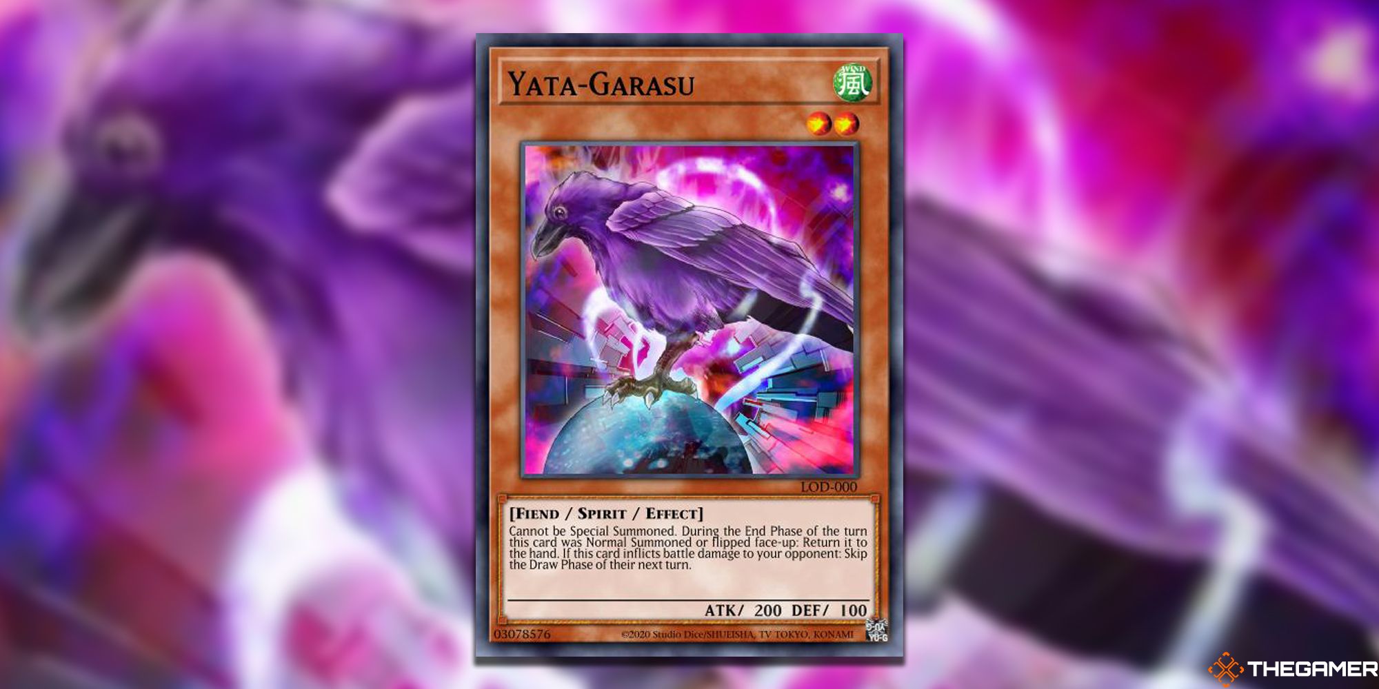 Yu-Gi-Oh!: Yata-Garasu card