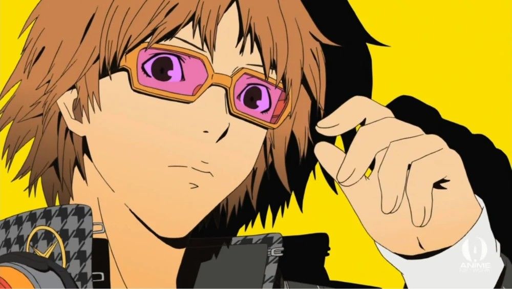 yosuke from the intro to the persona 4 golden anime
