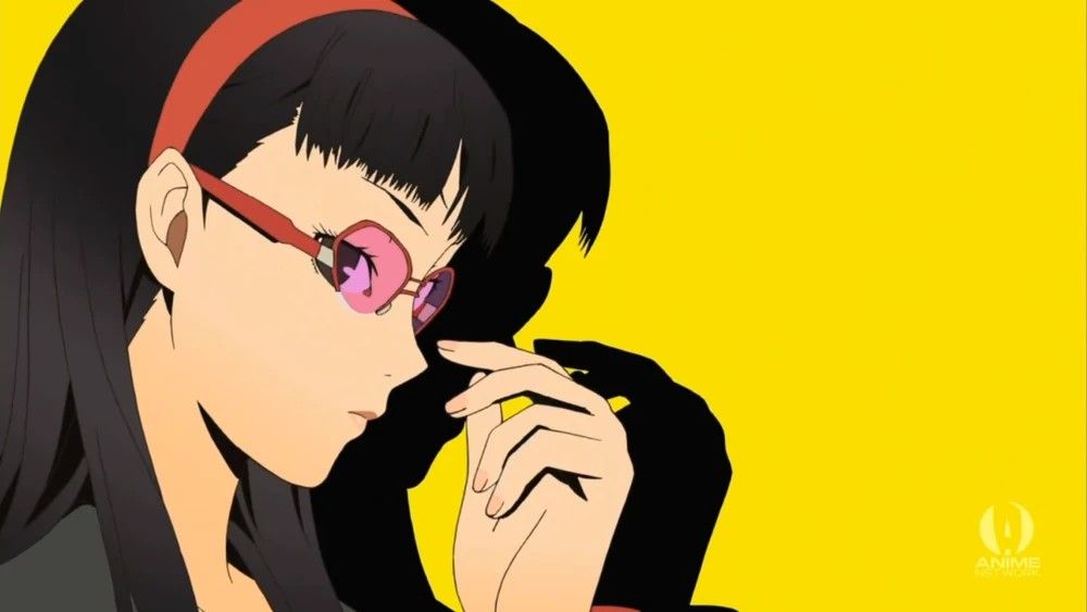 yukiko from the intro of the persona 4 golden anime