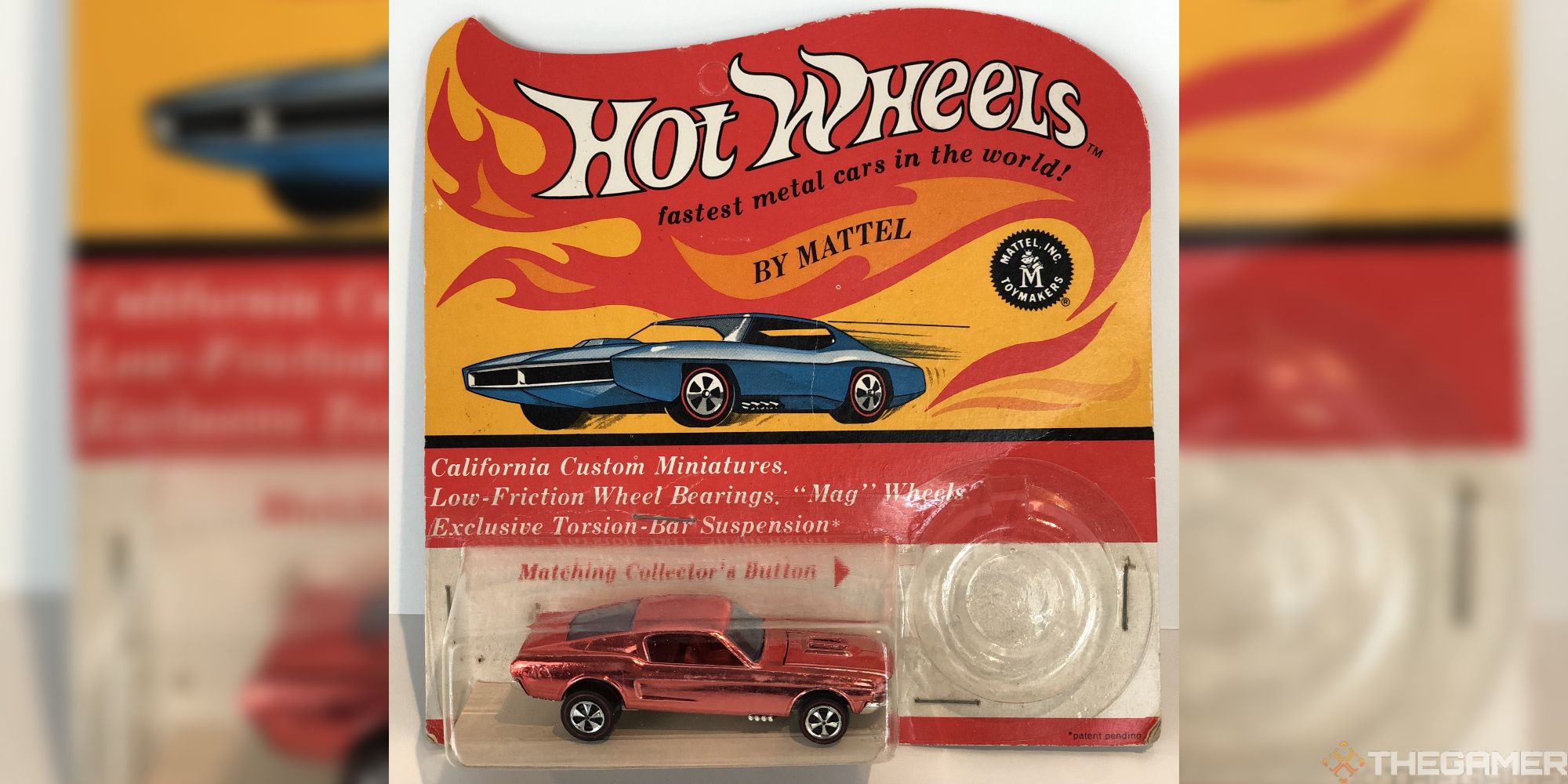1968 Over Chrome Mustang in original packaging