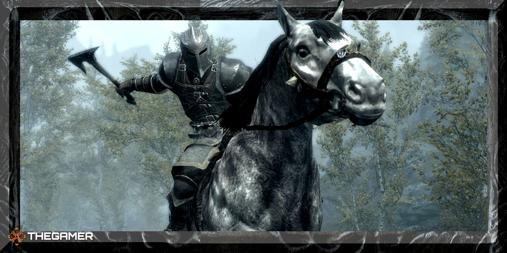 Game screen from Skyrim.