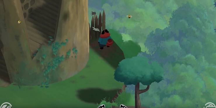 Removing The Fence Behind Beatrix’s Tree