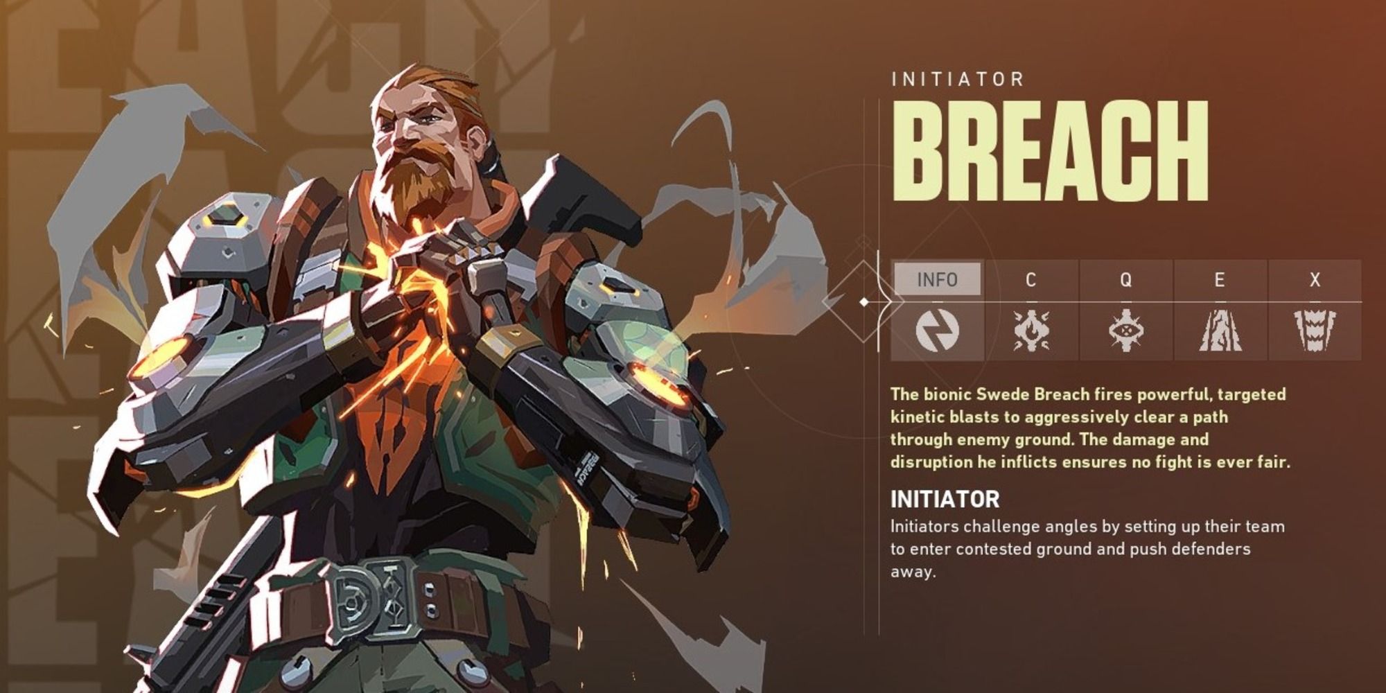 An image of Valorant's Breach agent