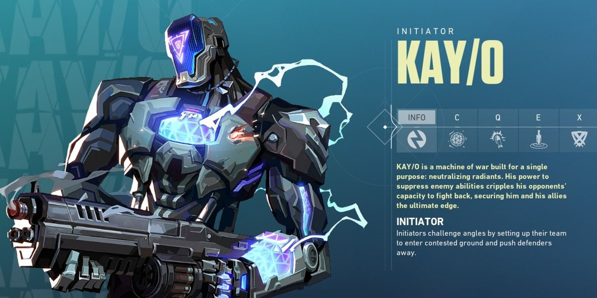 An image of Valorant's KAY/O agent