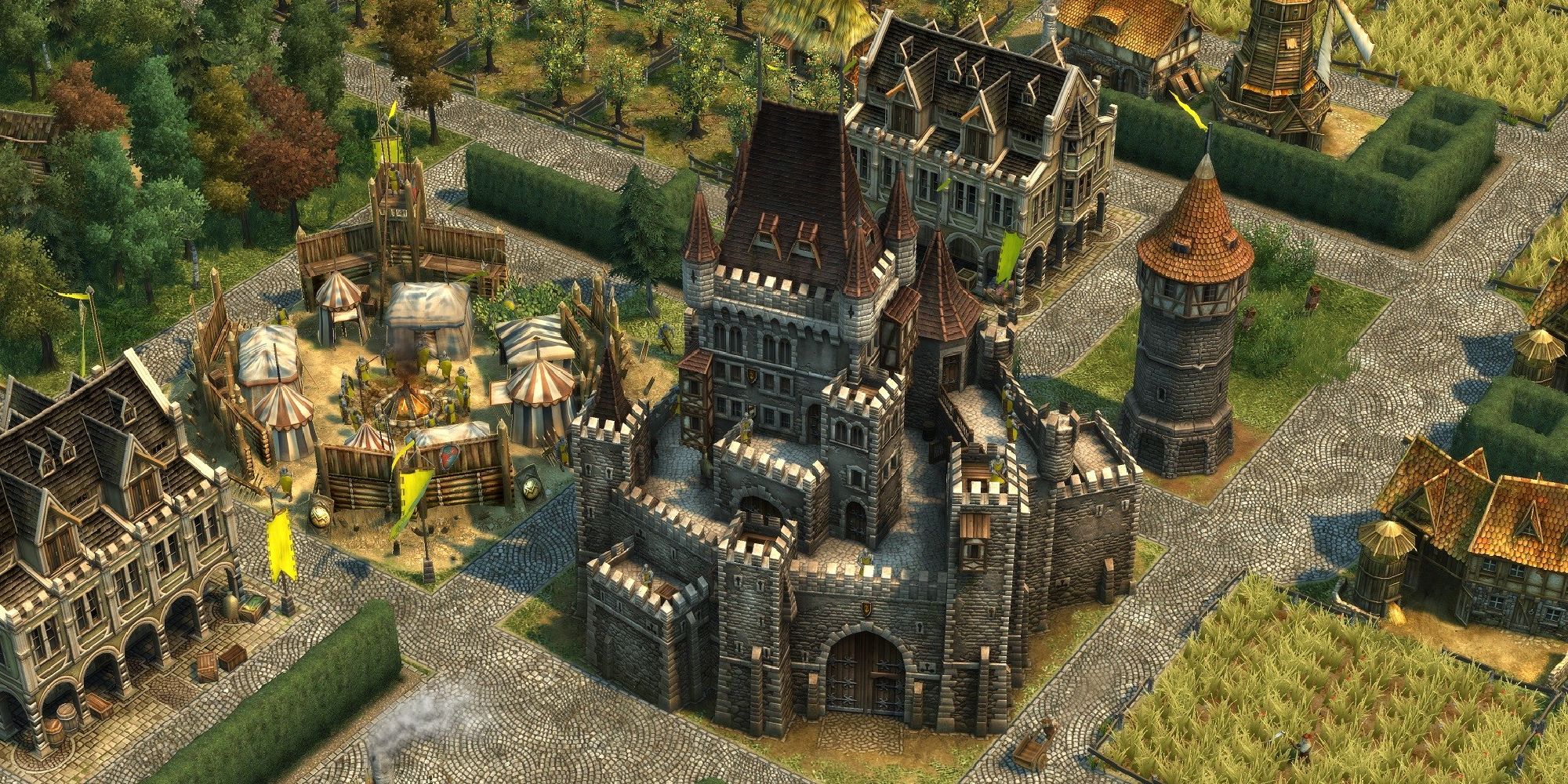 Anno 1404 gameplay promotional image from steam