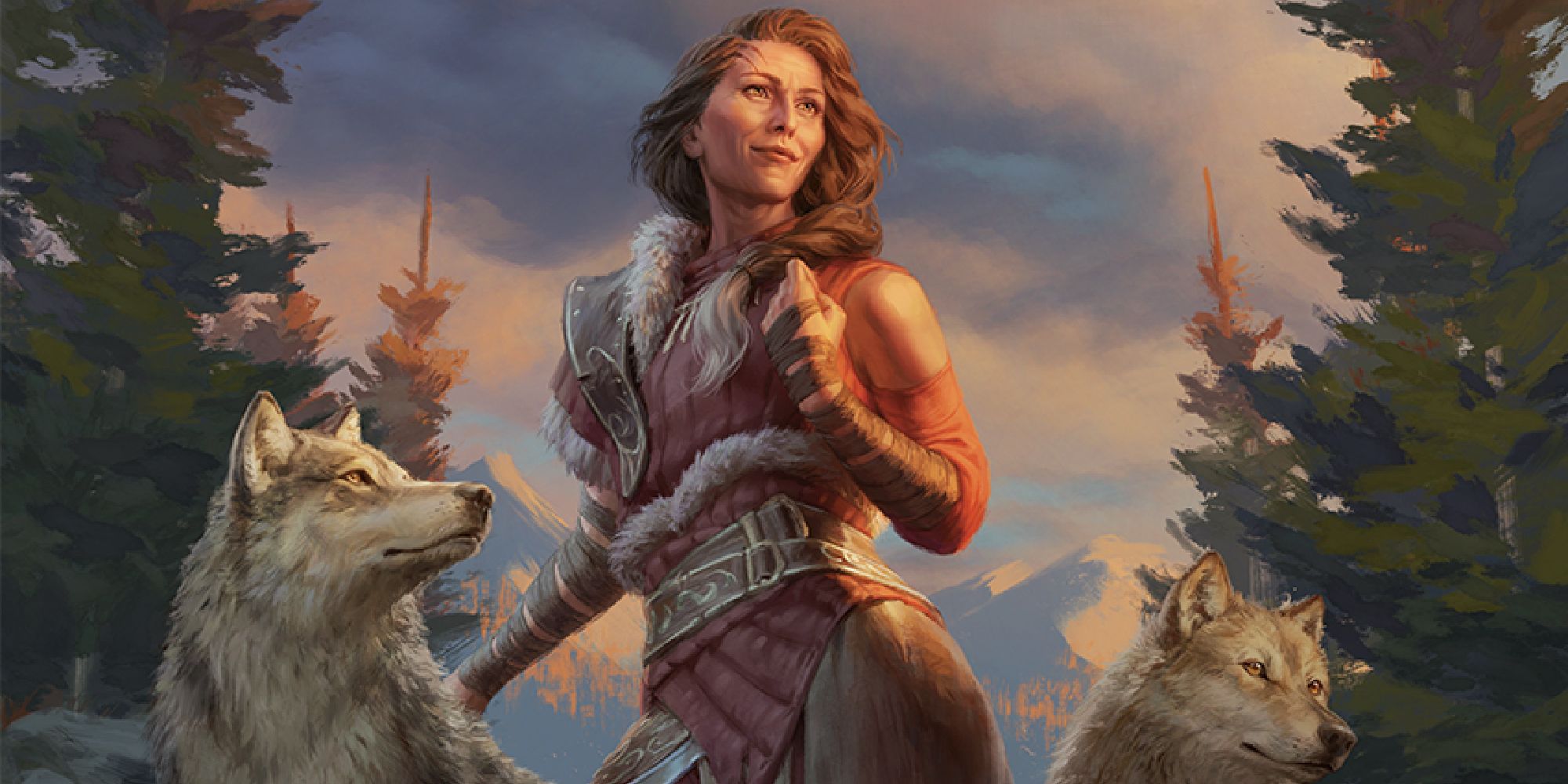 Image of the Arlinn Pack's Hope card in Magic: The Gathering, with art by Anna Steinbauer