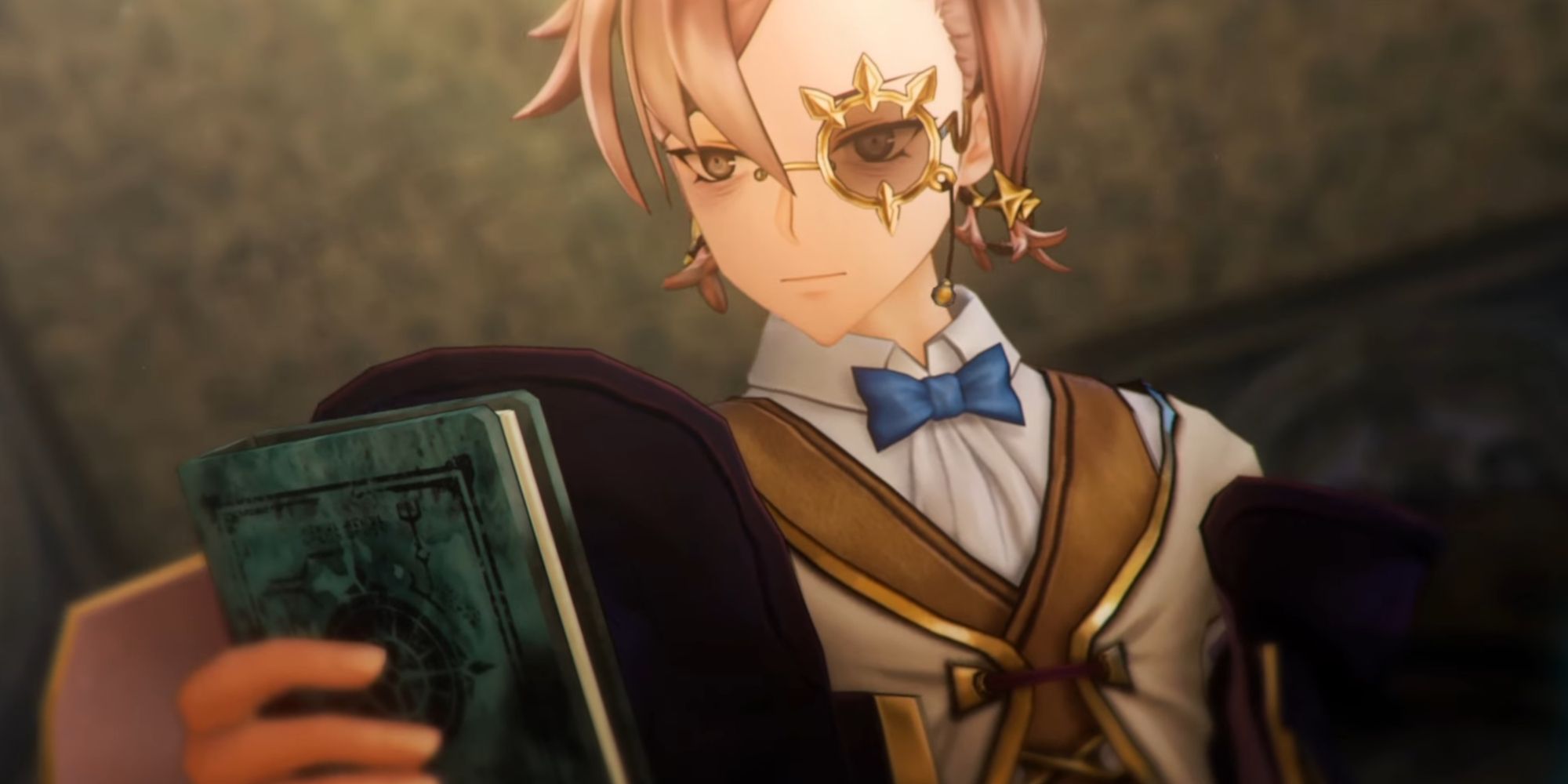 An image of Empel holding a Recipe Book for his Alchemy in Atelier Ryza 3: Alchemist of the End & the Secret Key