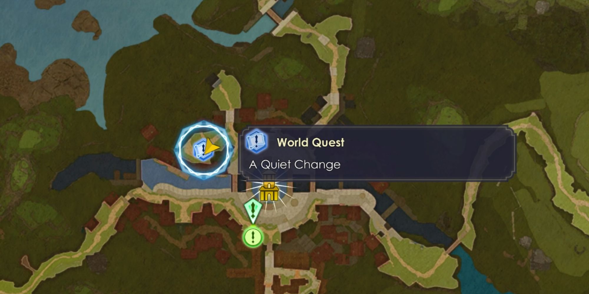 An overview of the World Quests Icon on the world map in Atelier Ryza 3: Alchemist of the End & the Secret Key