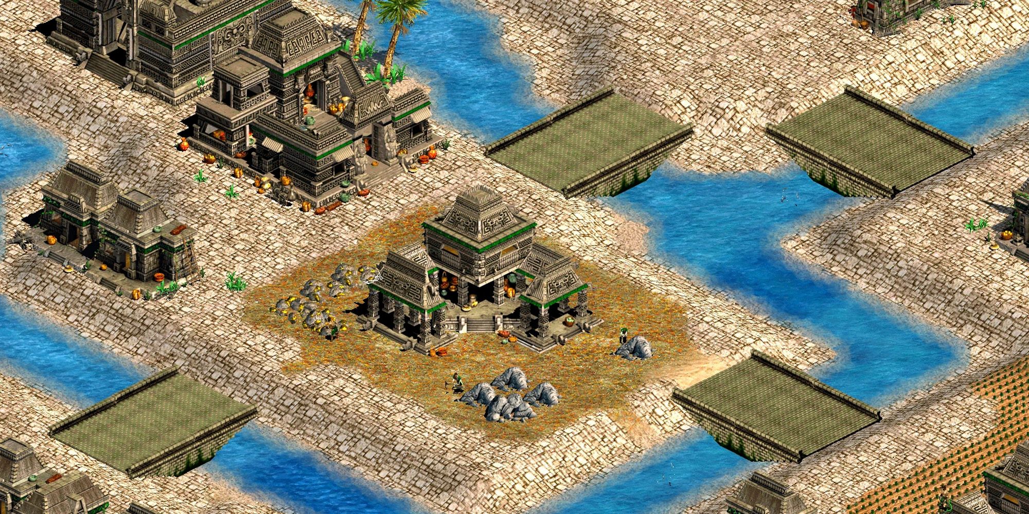 aztec capital tenochtitlan as seen in age of empires 2 campaign