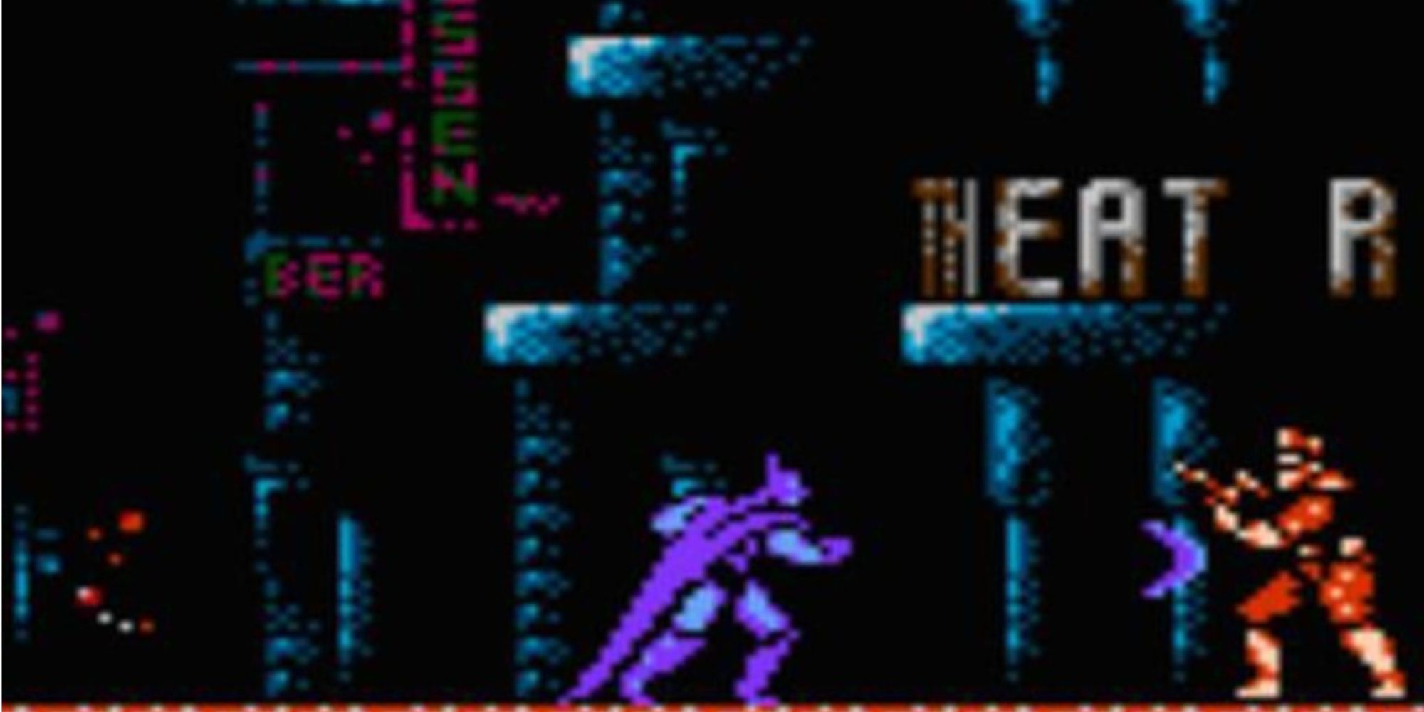 a screenshot of the Batman 1989 game featuring Batman in battle