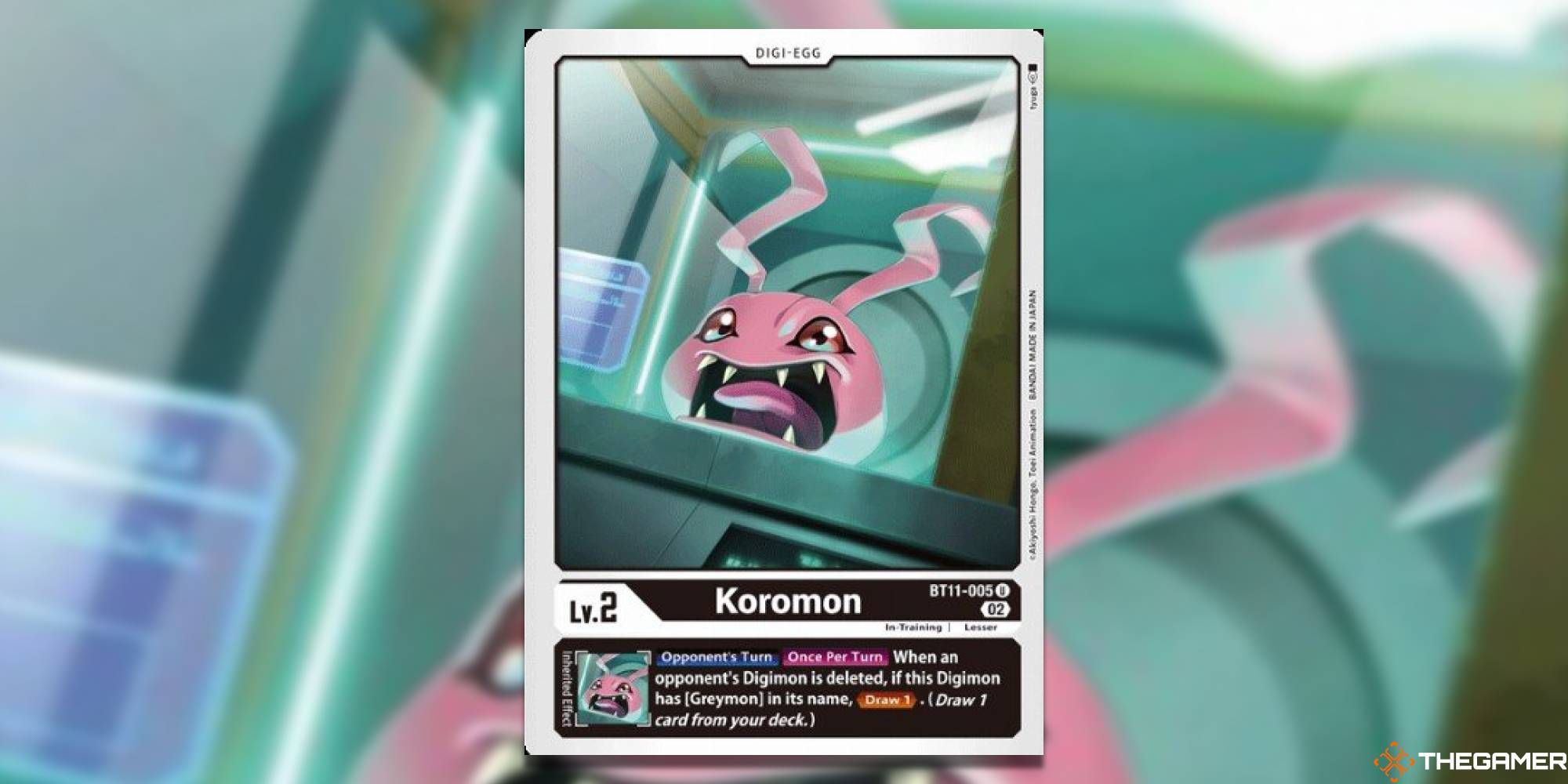 BT11 Koromon DigiEgg Digimon Dimensional Phase