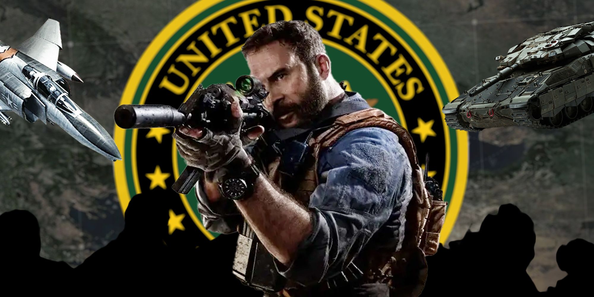 Call of Duty Modern Warfare, US Military, Napalm Strike and Tank