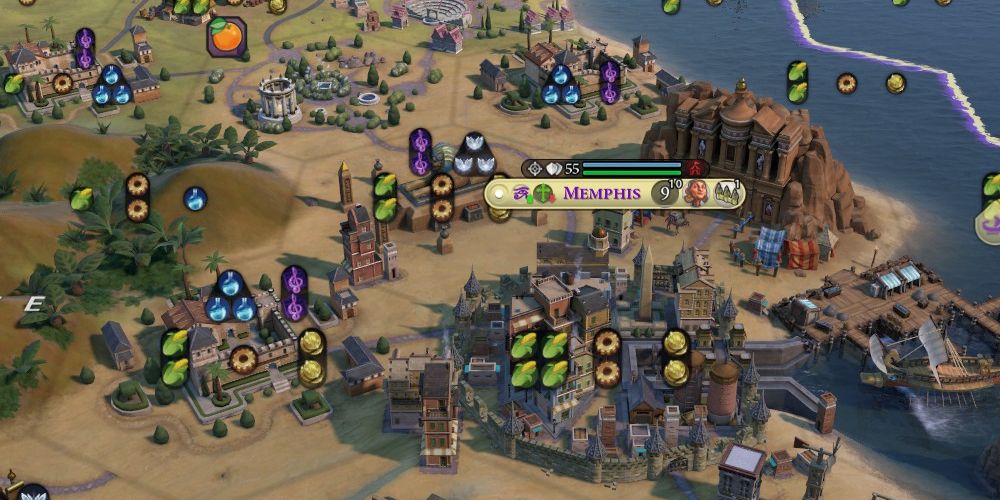 Memphis with Petra, Sphinxes, and Alcazars