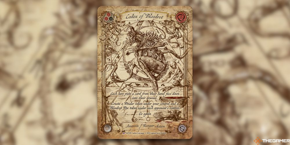 Codex of Bloodrot Card From Flesh And Blood