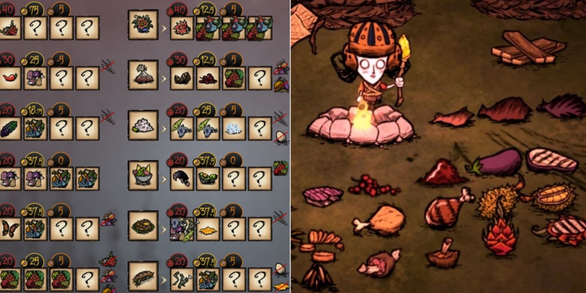Willow Making Recipes Using The Crockpot In Don't Starve Together