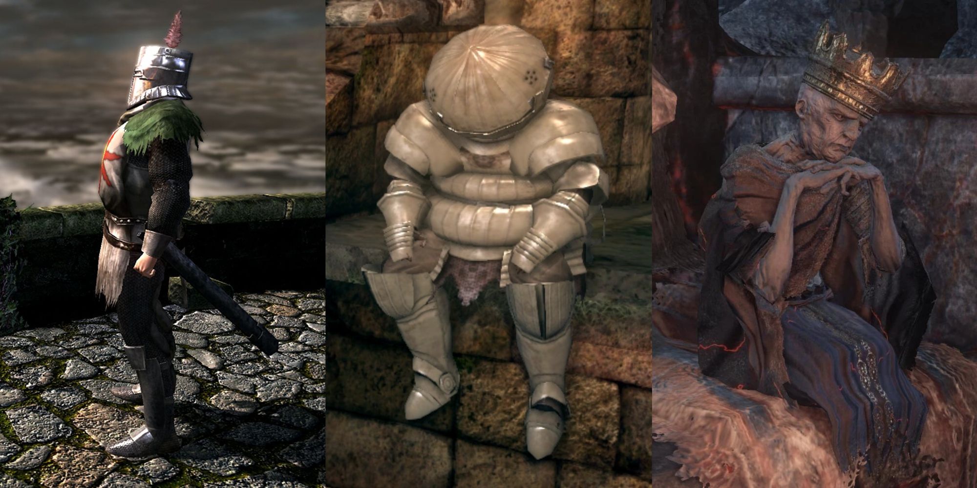 Solaire, Siegward, Ludleth.