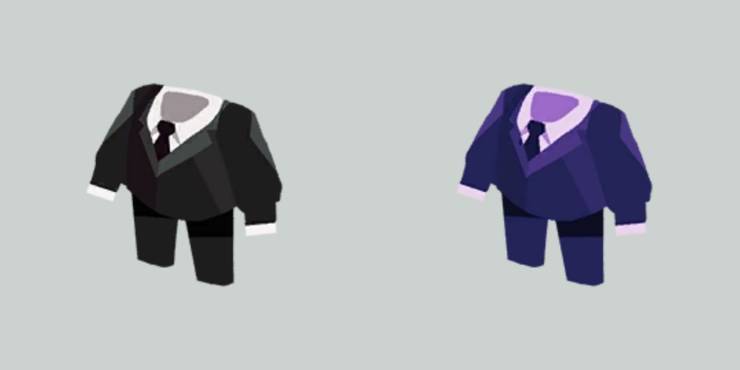 Onyx and Amethyst Business Suit Outfits from Boyfriend Dungeon