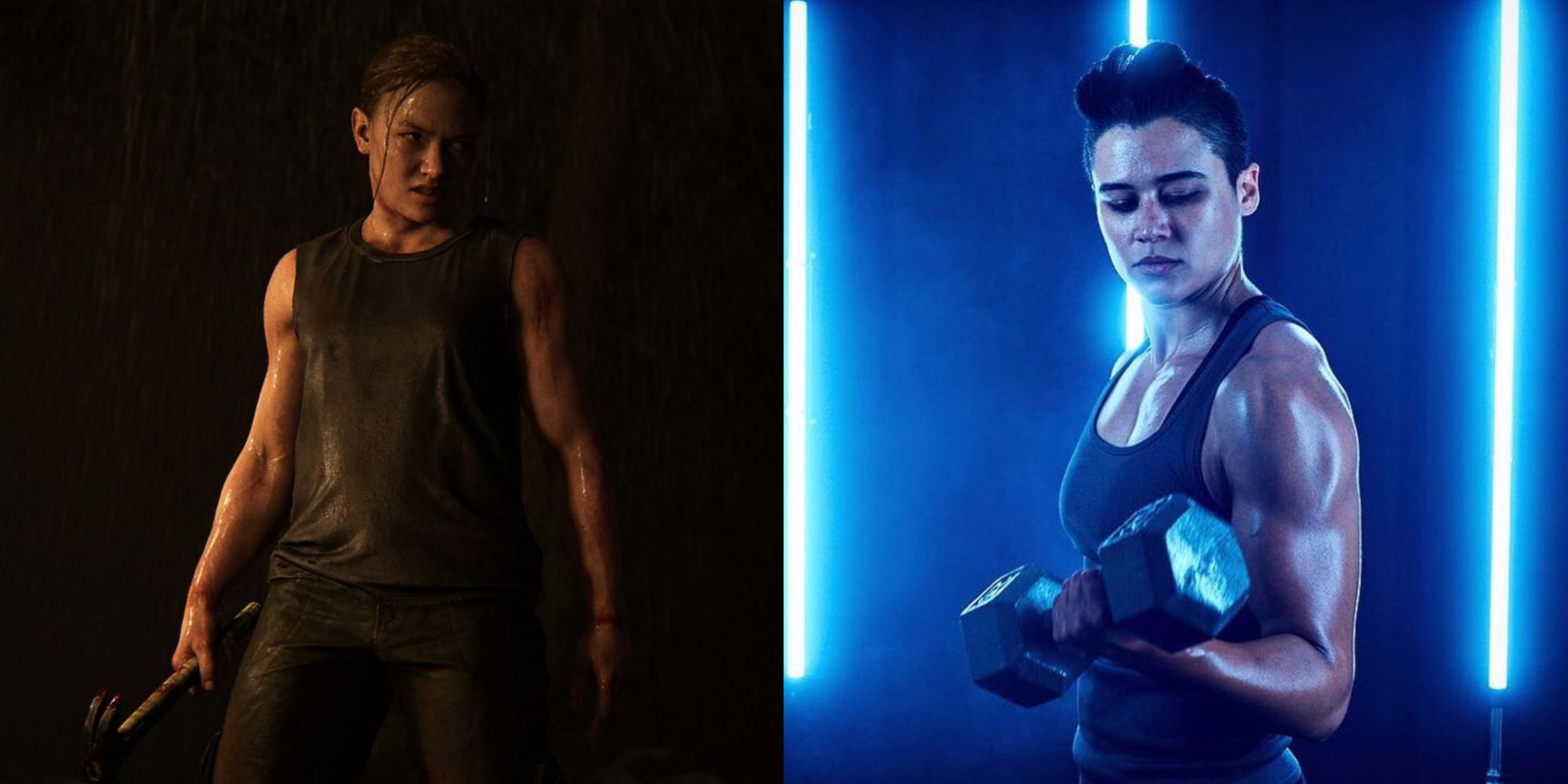 abby in the last of us, and katy o'brian