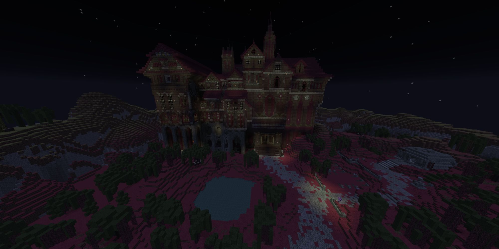 Minecraft - Herobrine's Mansion Using Dokucraft Resource Pack