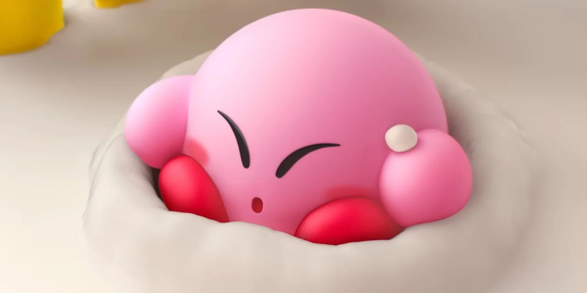Kirby was sitting in the icing on the cake