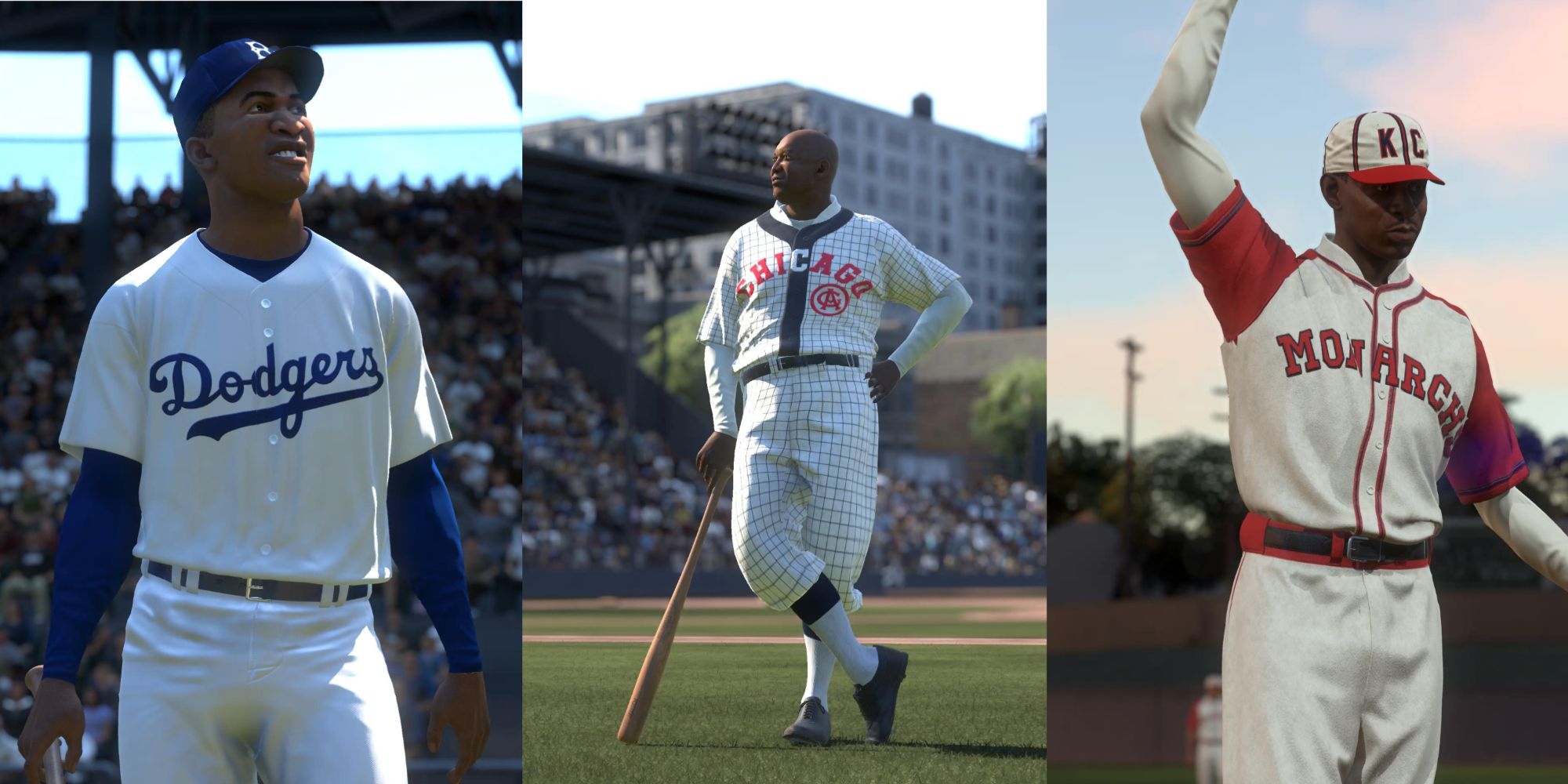 Jackie Robinson, Rube Foster, Satchel Paige