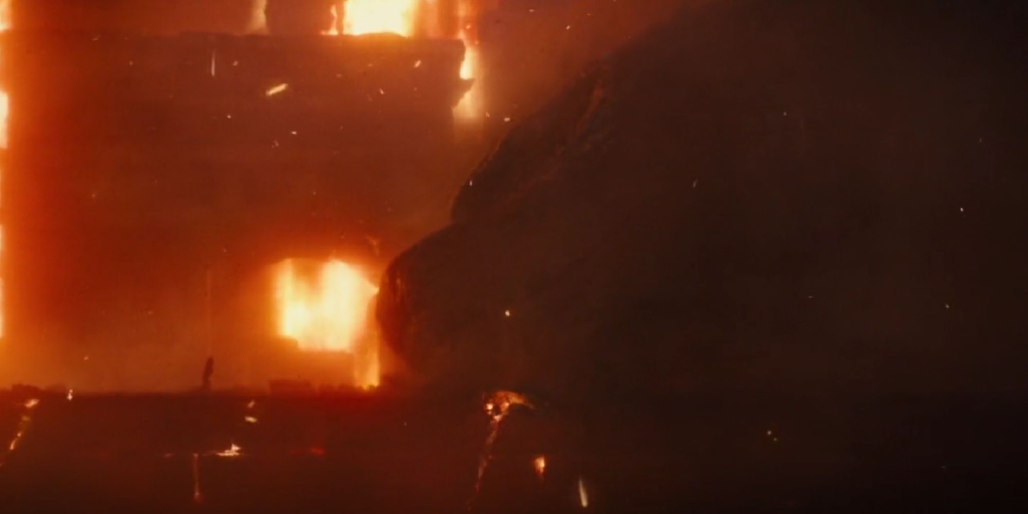 Godzilla King Of The Monsters: Godzilla Dying In His Temple