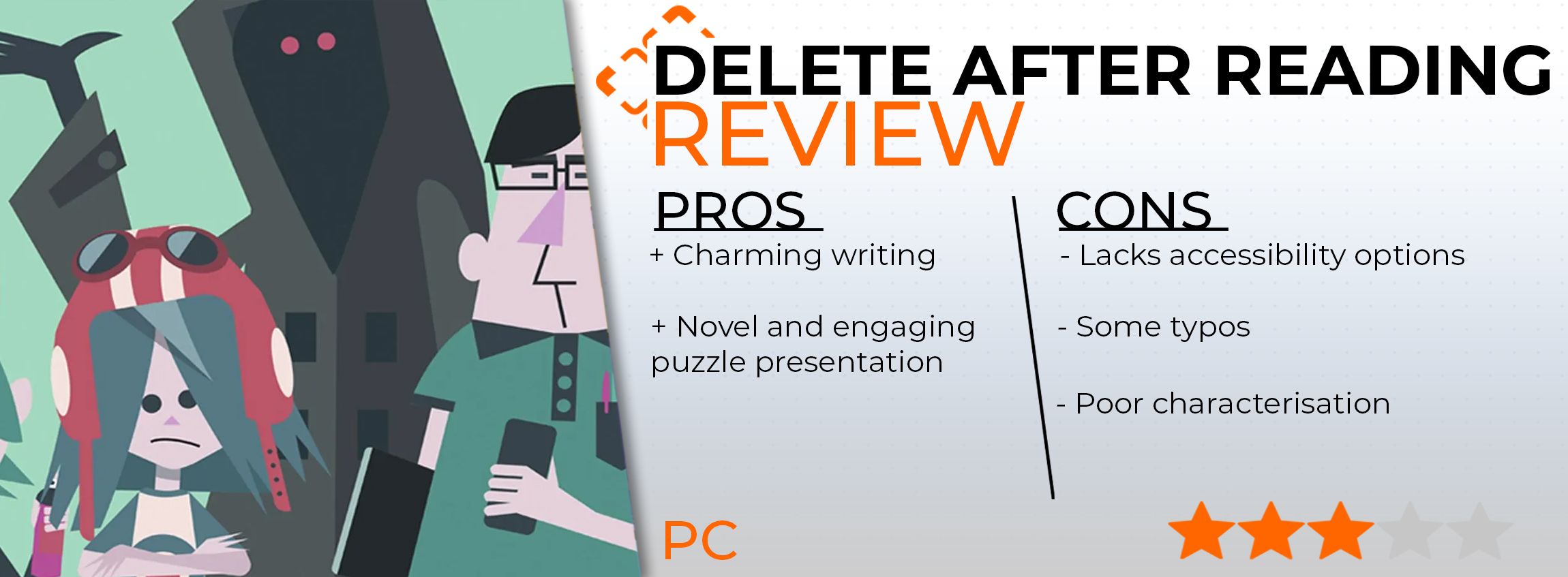 Delete after reading review card