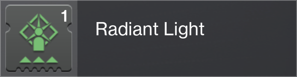 Destiny 2 Radiant Light Mod