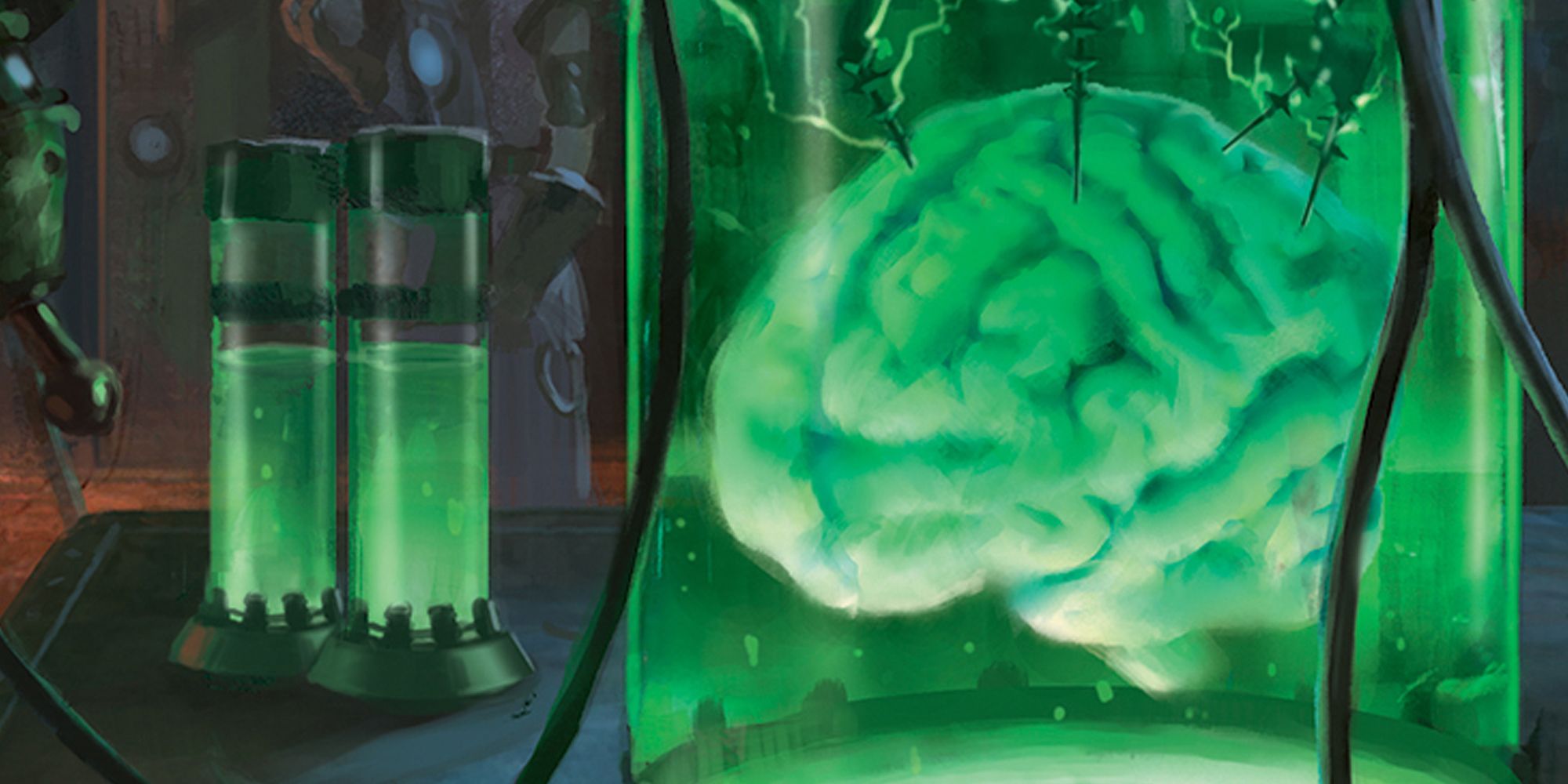 dungeons and dragons - brain in a jar official art wizards of the coast llc 2016