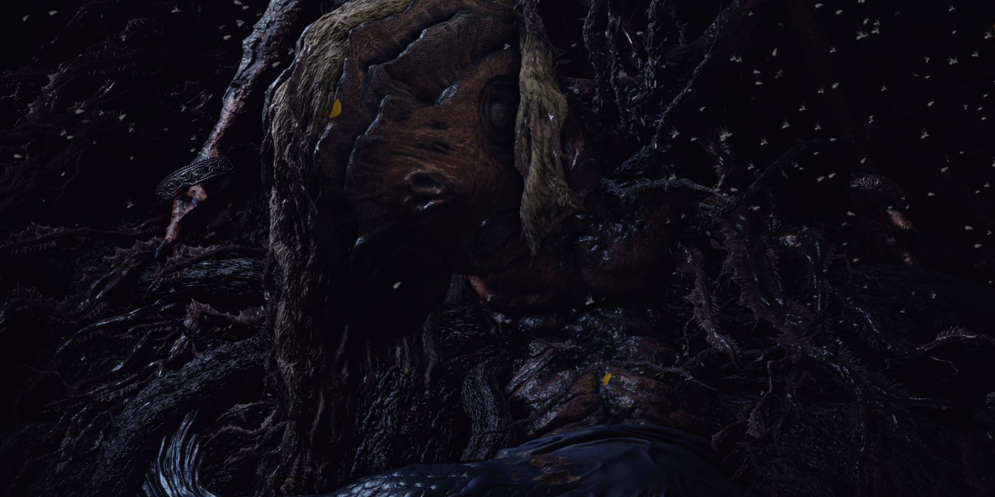 Elden Ring Godwyn's Corpse in the Deeproot Depths