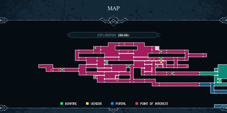 Elderand's world map at one hundred percent completion