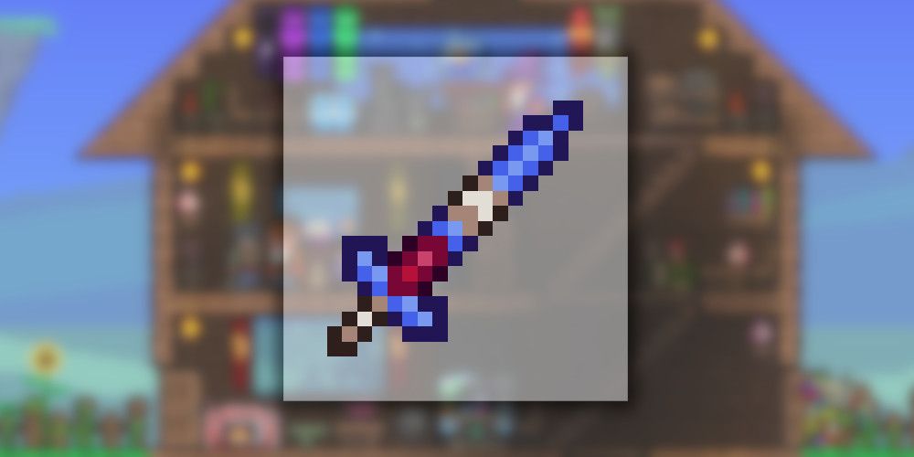 The Enchanted Sword showcased from Terraria.