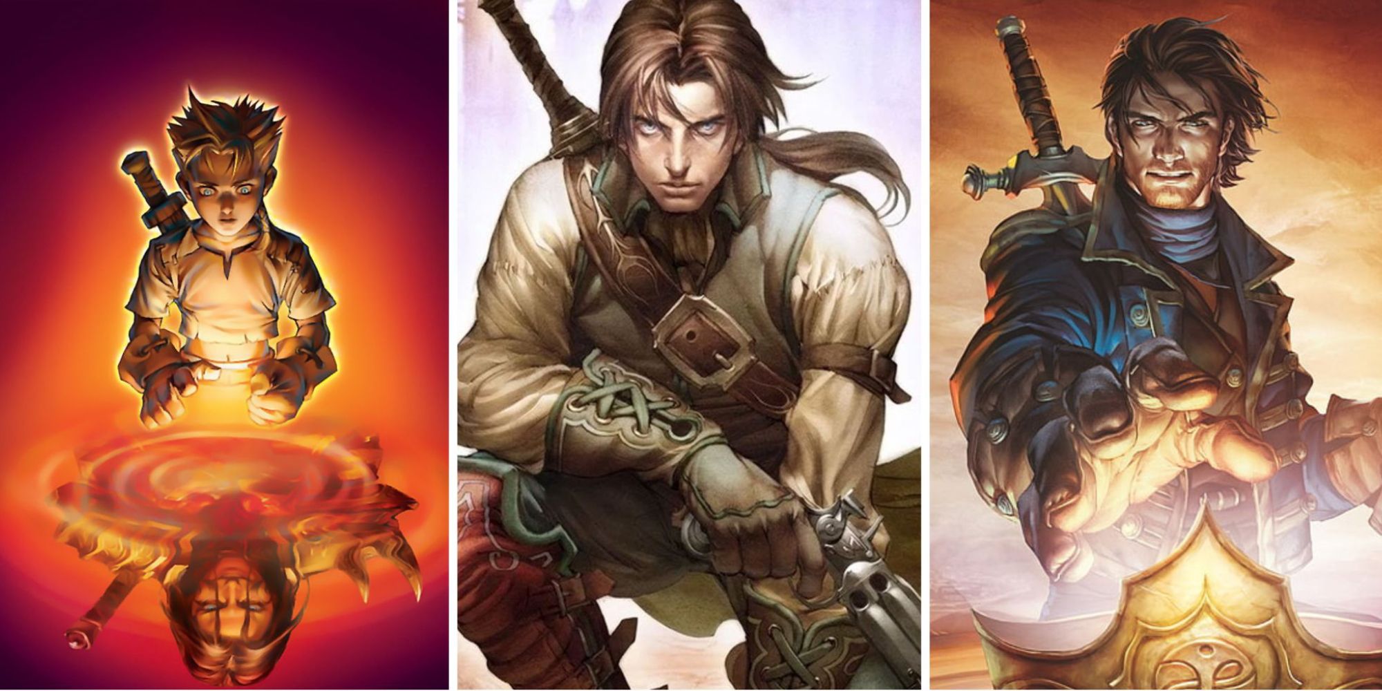 fable one two and three cover art side by side