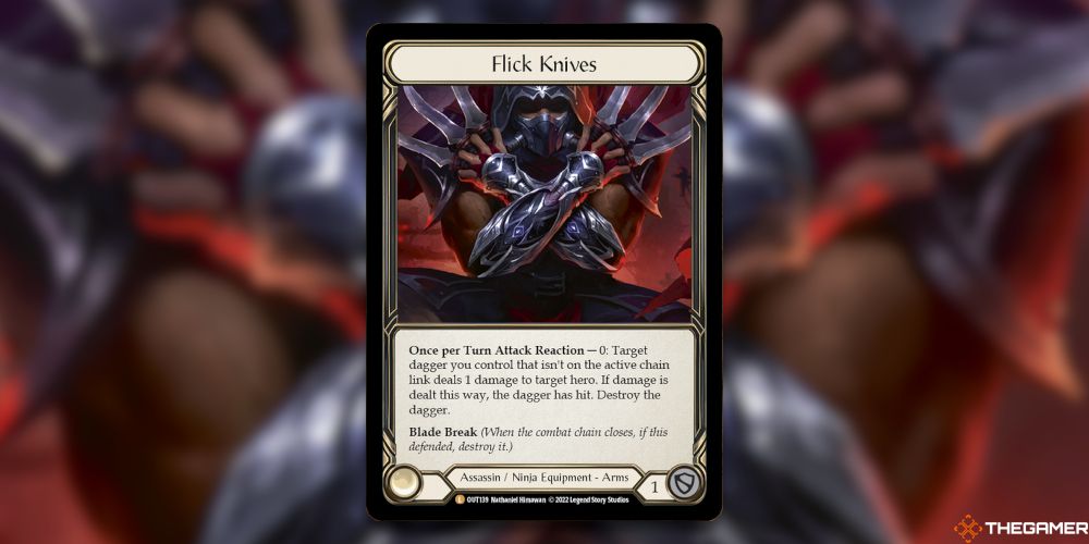 Flick Knives Card From Flesh And Blood