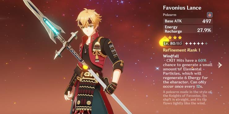 Favonius Lance - Four Star