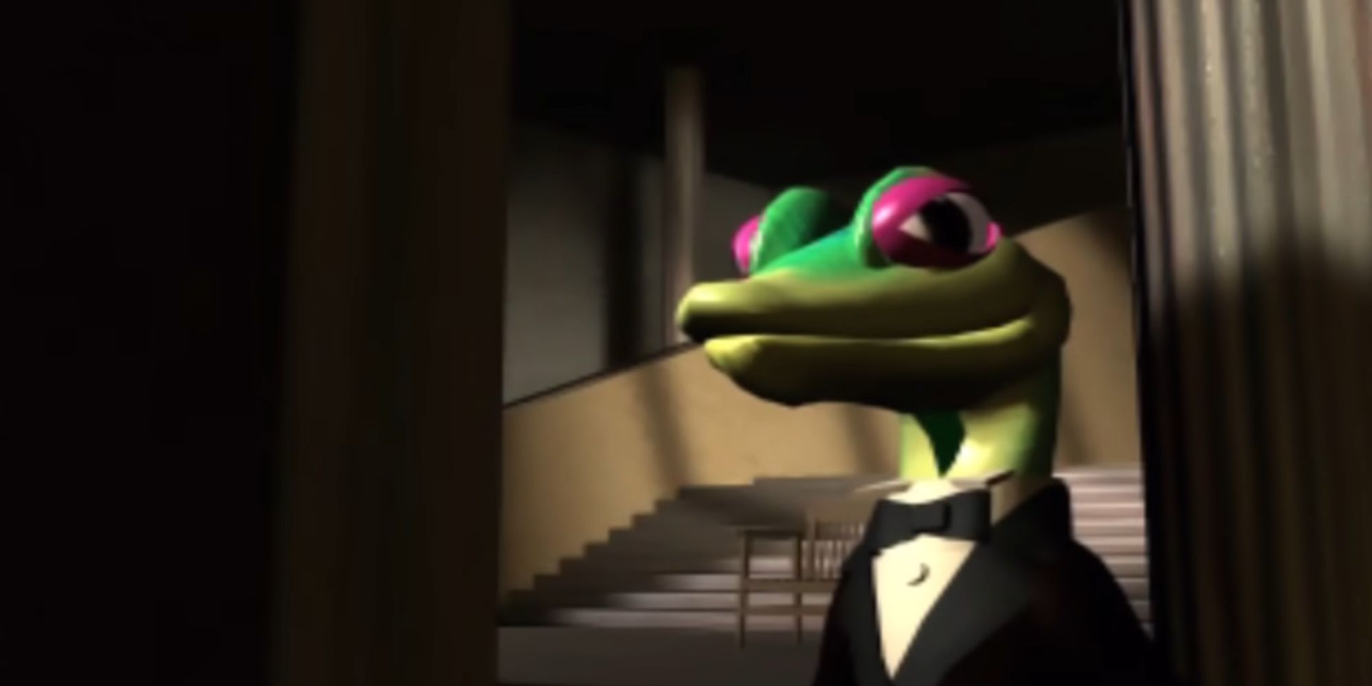 Gex in a spy suit
