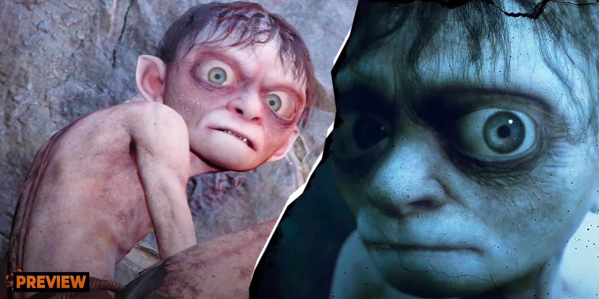 two images of Gollum