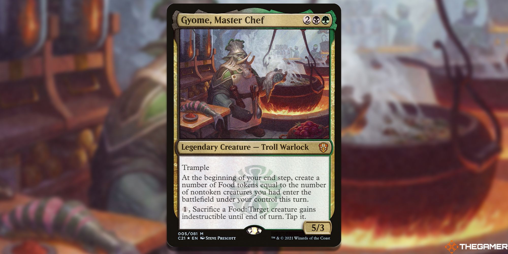 Gyome, Master Chef MTG card