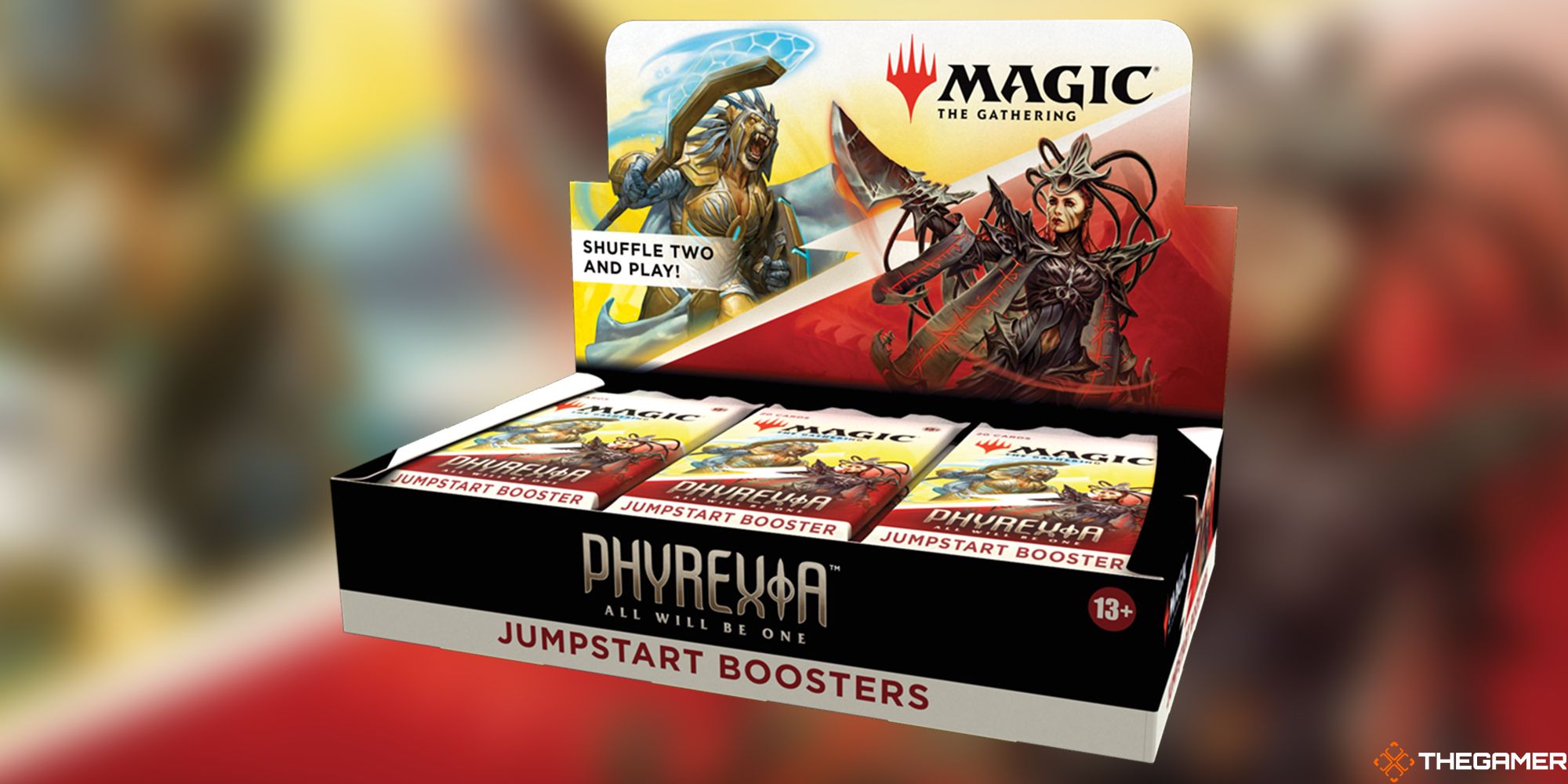 A Jumpstart booster box for Phyrexia: All Will Be One