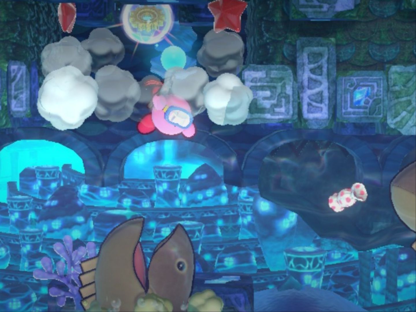 Kirby Onion Ocean Stage Four Final Energy Sphere
