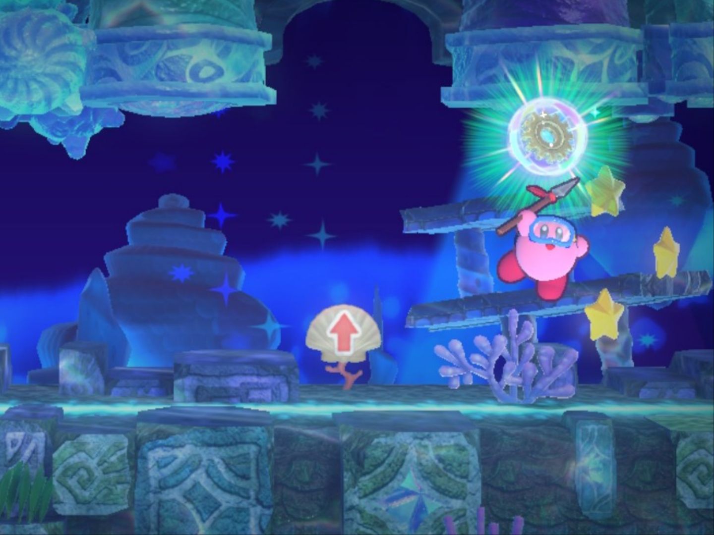 Kirby Onion Ocean Stage Four Fourth Energy Sphere