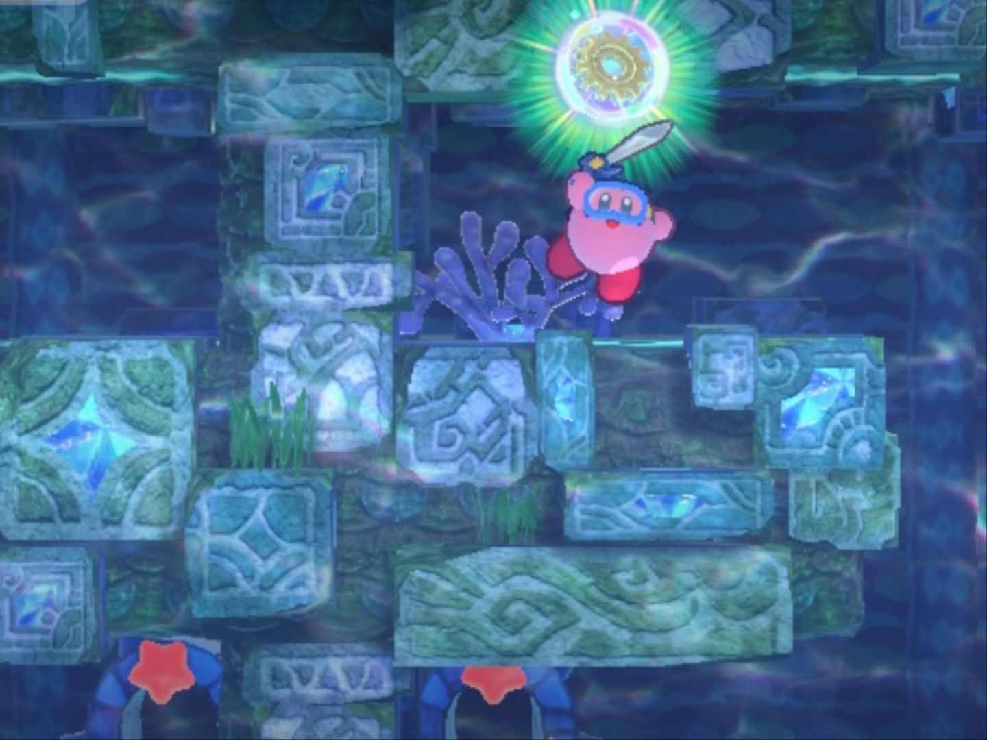 Kirby Onion Ocean Stage Four Second Energy Sphere