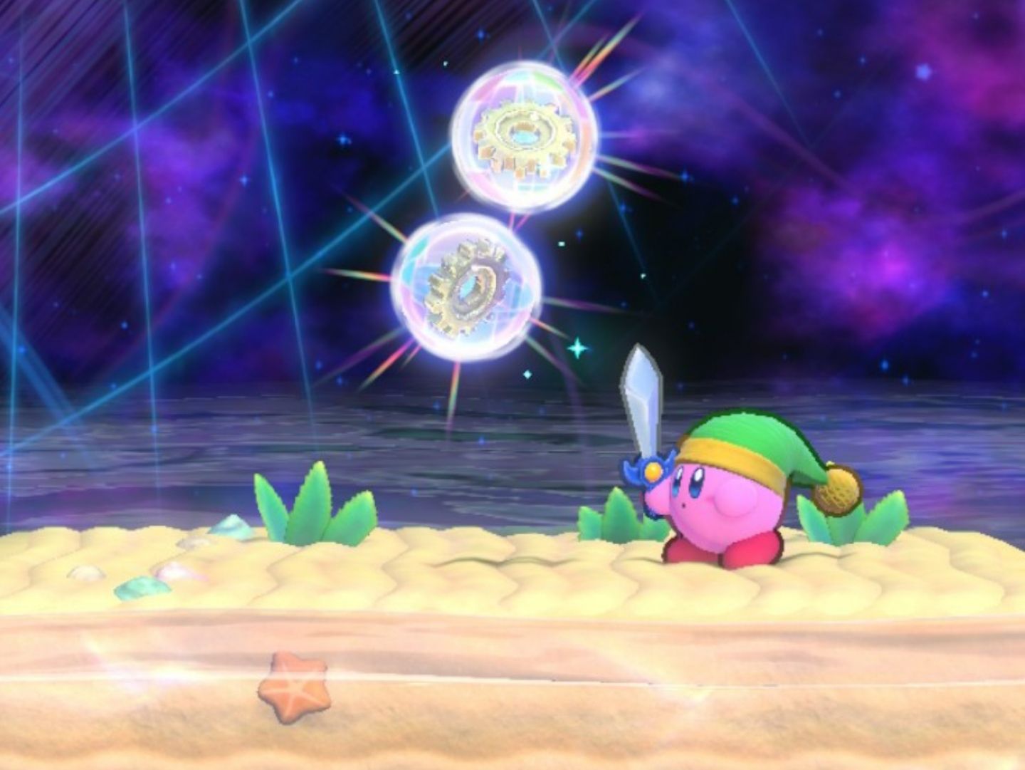 Kirby Onion Ocean Stage One Two Energy Spheres