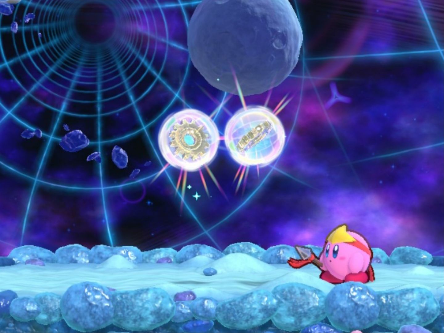 Kirby Onion Ocean Stage Three Last Two Energy Spheres