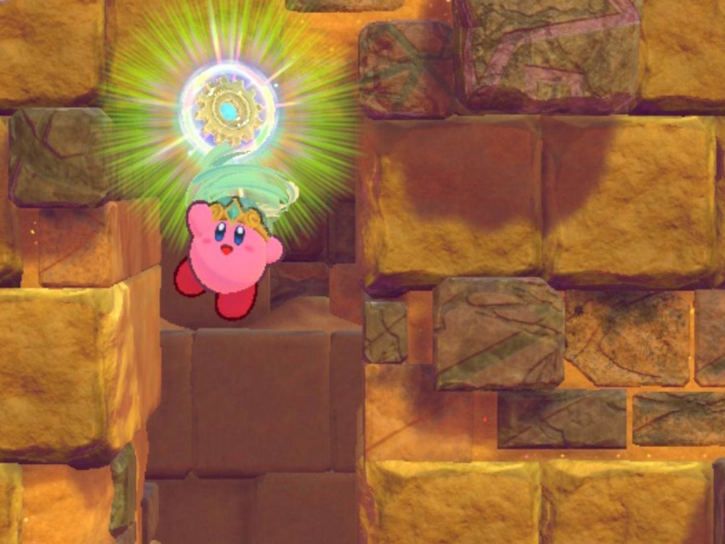 Kirby Raisin Ruins Stage Three First Energy Sphere