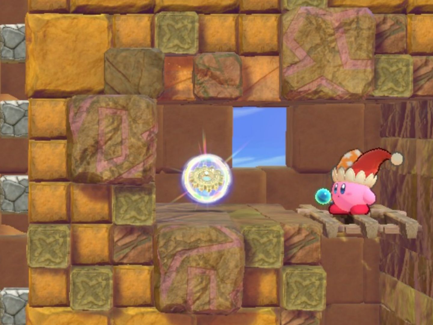 Kirby Raisin Ruins Stage Three Final Energy Sphere