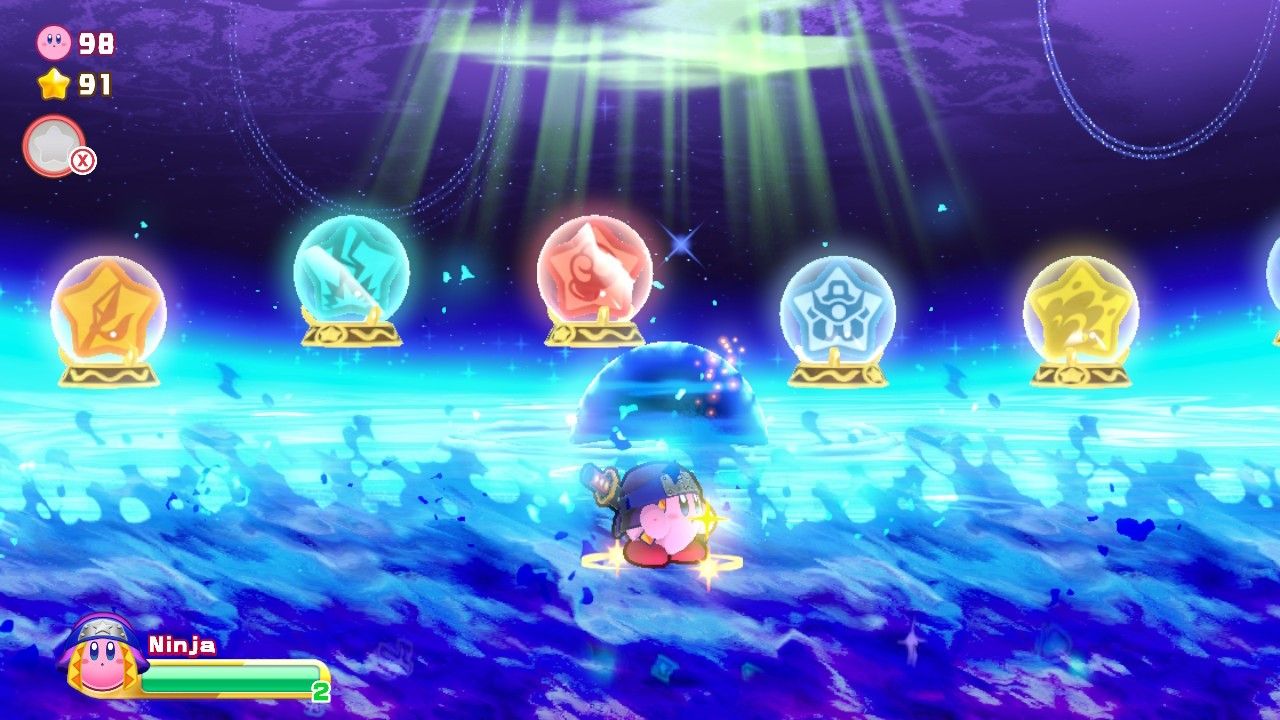 Kirby's Return To Dream Land Deluxe Копирует варианты способностей выше Кирби