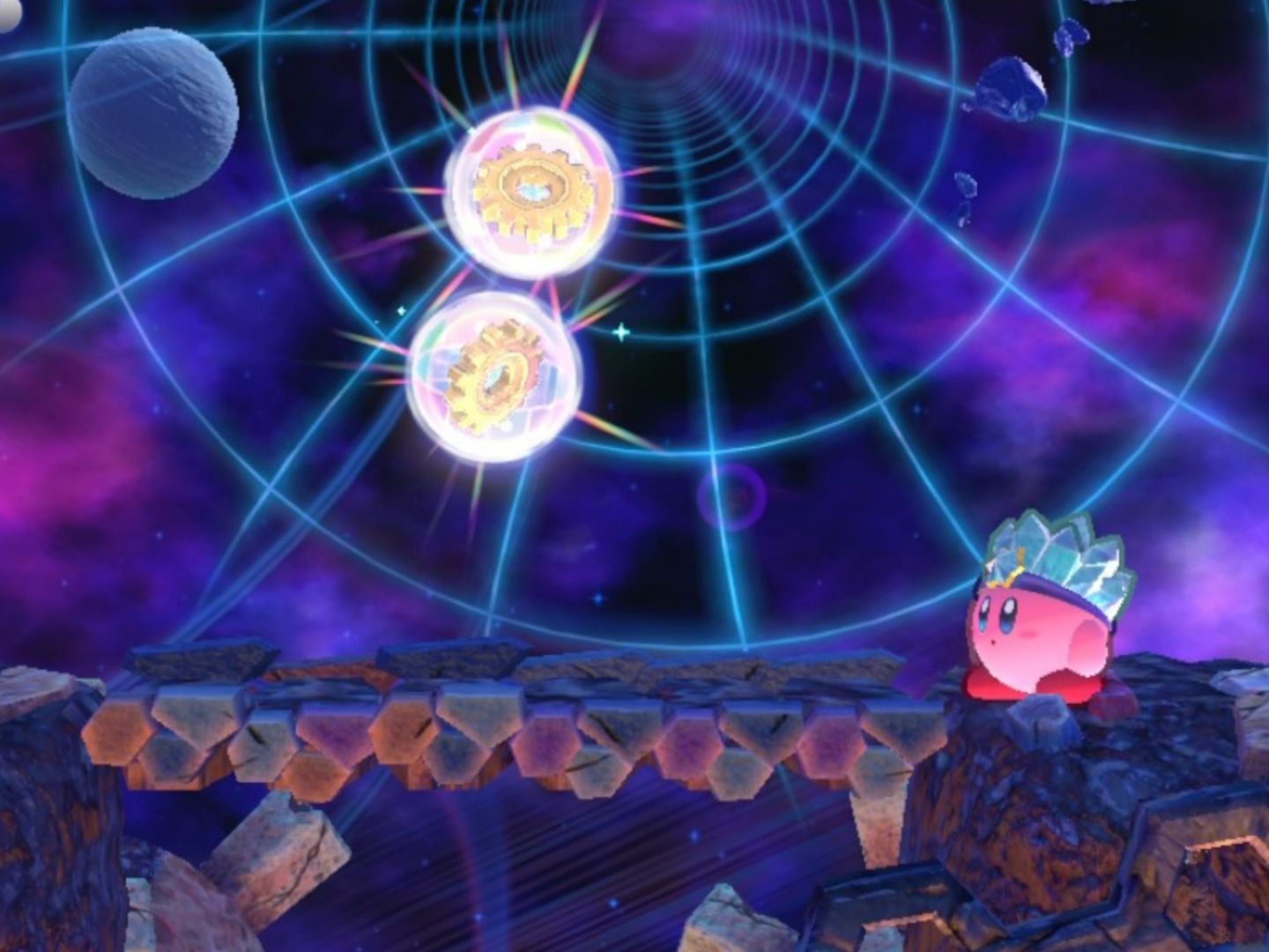 Kirby's Return To Dream Land Deluxe Dangerous Dinner Stage One Last Two Energy Spheres